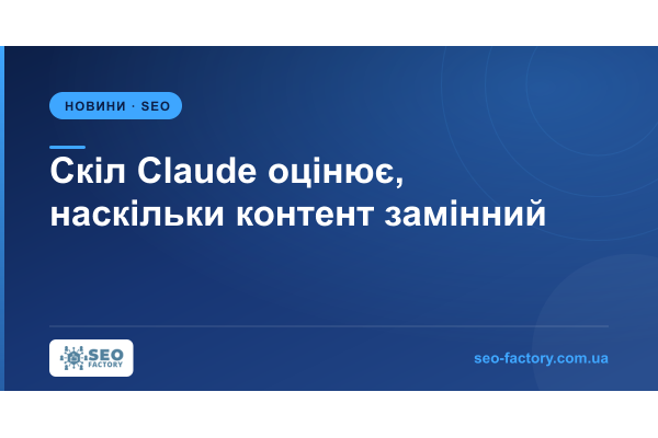 Скіл Claude оцінює, наскільки ваш контент замінний